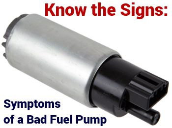 Symptoms of a weak fuel outlet pump